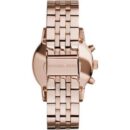 Michael Kors Ladies Ritz Rose Gold Chronograph Watch - MK6077